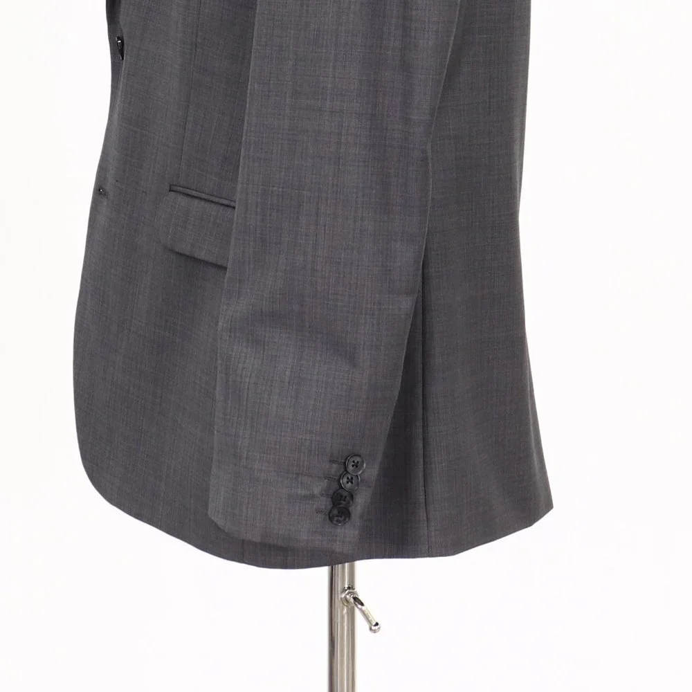 Express 42L Gray Solid 2-Button Sport Coat Blazer Jacket V113